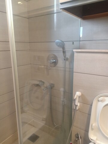 Bathroom in 3 BHK Apartment at Sarvapriya Vihar – for Rent