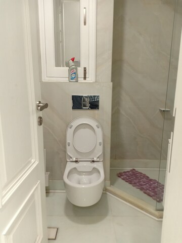 Bathroom in 3 BHK Apartment at Sarvapriya Vihar – for Rent