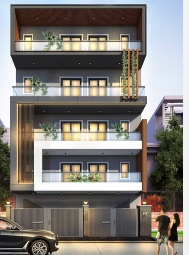 4 BHK + Pooja Room,Study Room Builder Floor For Sale in Ultra Luxury Apartment 