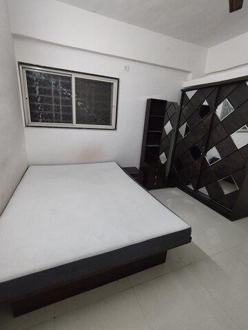 Master Bedroom in 1 BHK Apartment at Ganraj Heights Pimple Gurav, Pimple Gurav – for Rent