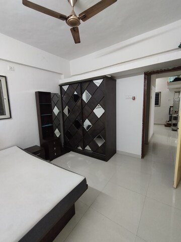 Master Bedroom in 1 BHK Apartment at Ganraj Heights Pimple Gurav, Pimple Gurav – for Rent