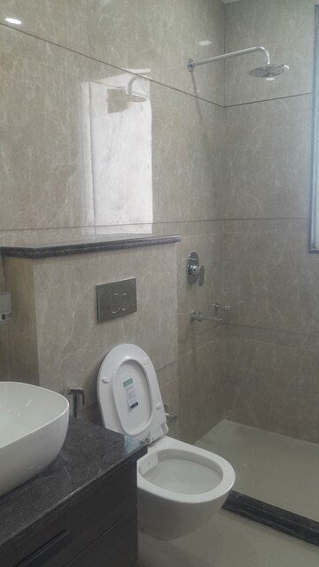 Bathroom in 3 BHK Builder Floor at Unitech South City II, Sector 50 – for Rent
