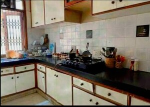 Kitchen in 3 BHK Builder Floor at Hari Mandir Block RWA, Mukherjee Nagar – for Sale