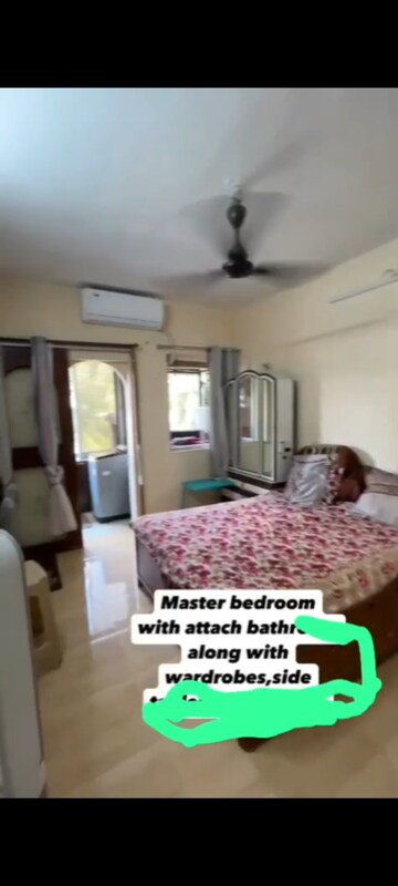 Bedroom in 2.5 BHK Apartment at Rajkumar Corner CHS, Andheri West – for Rent