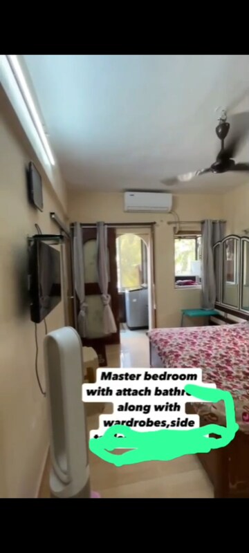 Living Room in 2.5 BHK Apartment at Rajkumar Corner CHS, Andheri West – for Rent