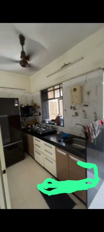 Kitchen in 2.5 BHK Apartment at Rajkumar Corner CHS, Andheri West – for Rent