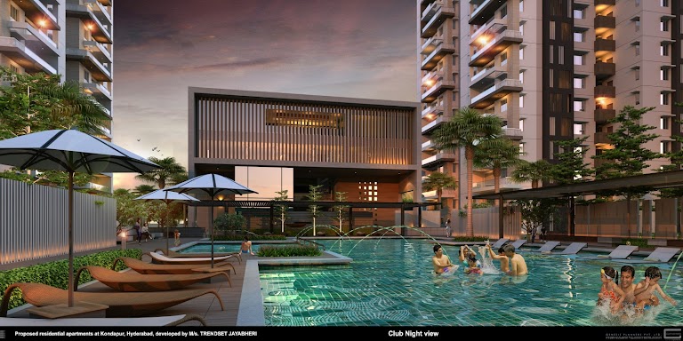 4 BHK + Pooja Room Apartment For Rent in Trendset Jayabheri Elevate