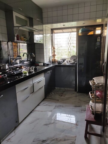 Kitchen in 2.5 BHK Apartment at Siddhachal Phase 5 CHS Ltd, Vasant Vihar – for Rent