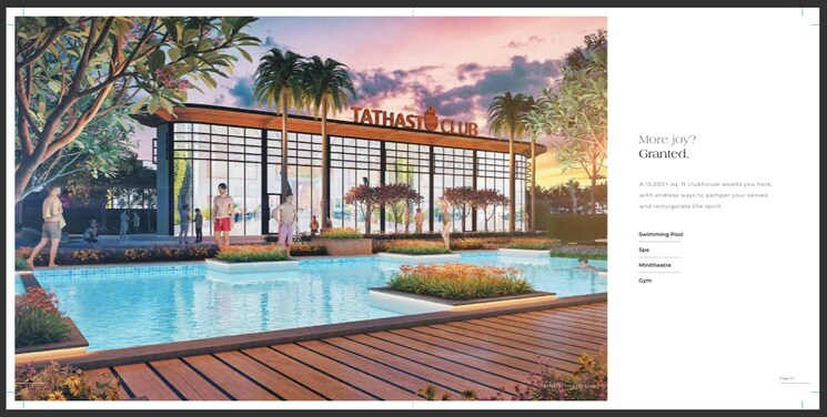 Swimming Pool, ganga-tathastu 2.5 Bedroom 1100 Sq.Ft. Apartment In Sohna Sector 5 Gurgaon 8852268