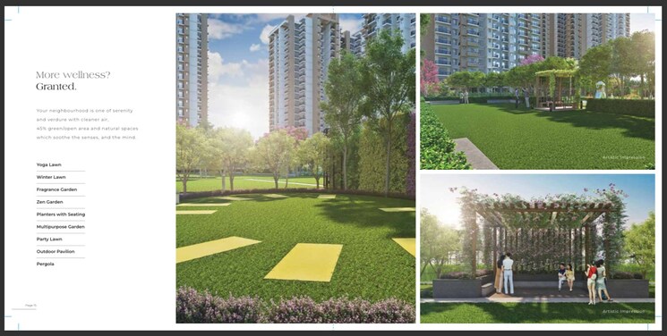 Garden, ganga-tathastu 2.5 Bedroom 1090 Sq.Ft. Apartment In Sohna Sector 5 Gurgaon 8852276