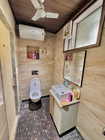 Bathroom in 2 BHK Apartment at KK Tower Parel, Parel – for Rent