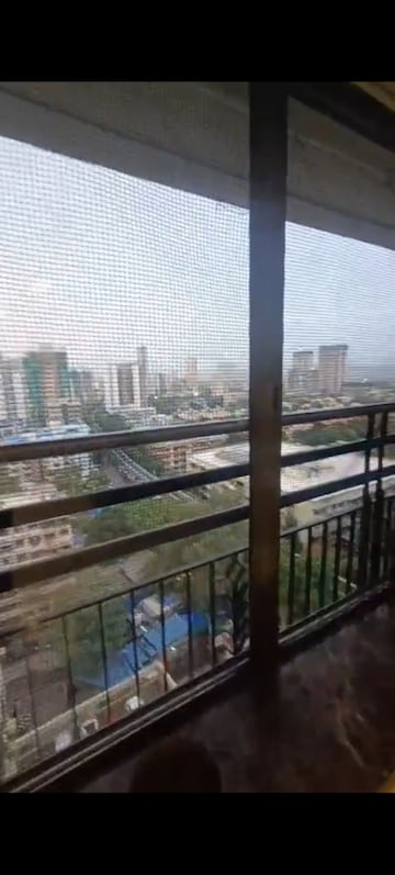 Balcony in 1 BHK Apartment at Landmark Tower, Dadar East – for Rent