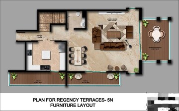 Floor Plan in 3 BHK Apartment at Regency Terrace, Khar West – for Rent