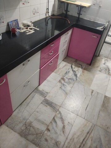 Kitchen in 1 BHK Apartment at New Golden Green CHS, Borivali West – for Rent