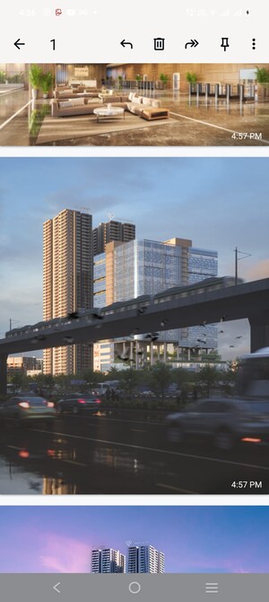 3 BHK Apartment – Exterior View View at SAS Diamond Towers, Financial District - for Sale