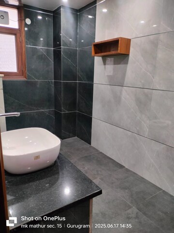 Bathroom in 3 BHK Builder Floor at Sector 15 – for Rent