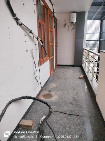 Staircase in 3 BHK Builder Floor at Sector 15 – for Rent