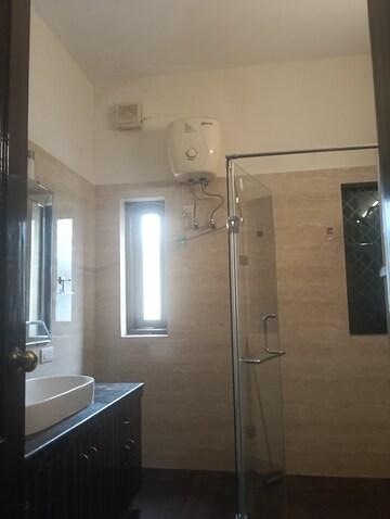 Bathroom in 3 BHK Builder Floor at Iffco Colony – for Rent