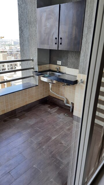 Balcony in 3 BHK Apartment at Park Grandeur, Baner – for Rent