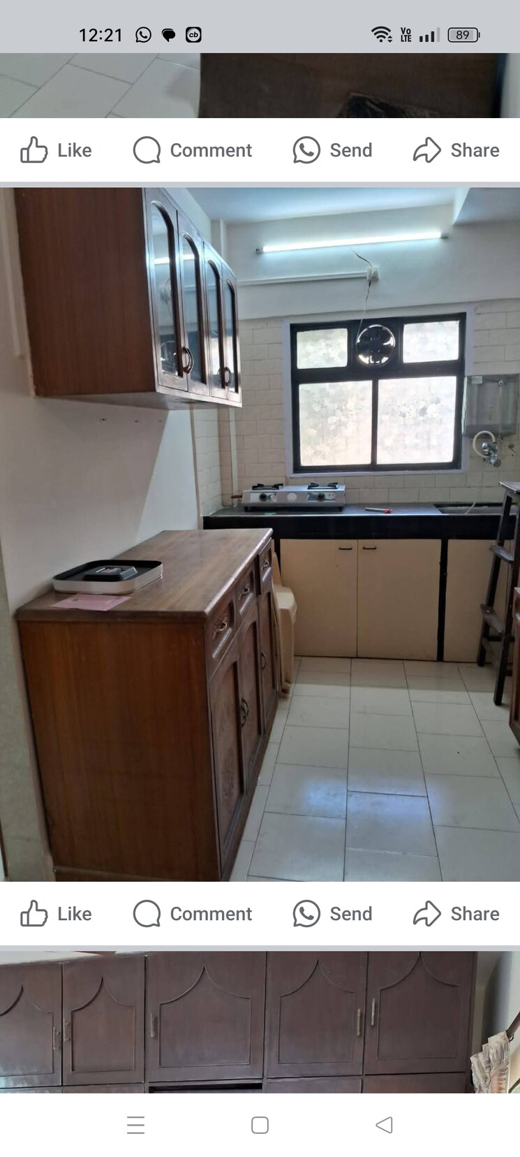 Kitchen, mahada-layout 1 Bedroom 350 Sq.Ft. Apartment In Malad West Mumbai 8852454