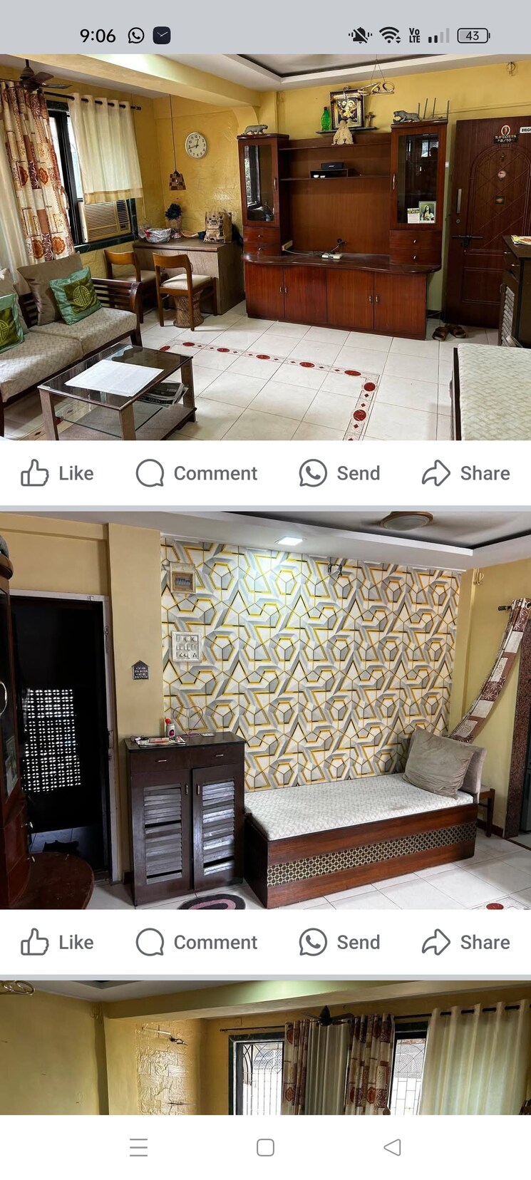 Master Bedroom, hdil-dheeraj-basera 2 Bedroom 612 Sq.Ft. Apartment In Malad West Mumbai 8852457