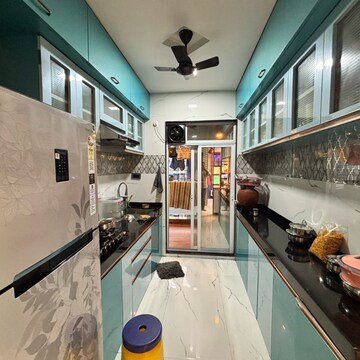 Kitchen in 2 BHK Apartment at Prithvi Heights, Ulwe Sector 19 – for Rent