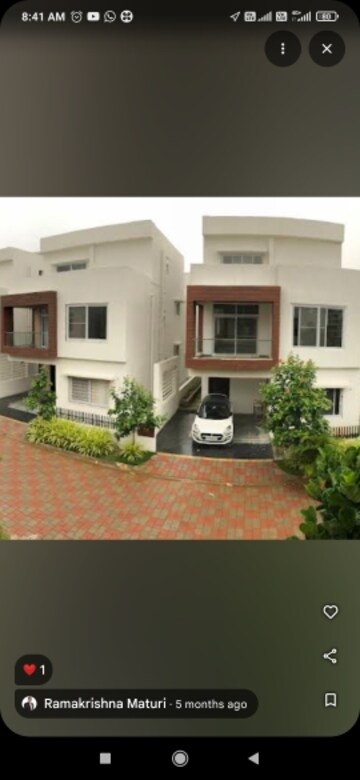 4 BHK Villa For Rent in Aasthas Green Homes, Nallagandla