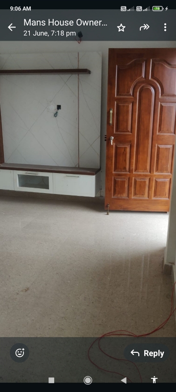 1 BHK + Pooja Room Builder Floor For Rent in Ombr Layout