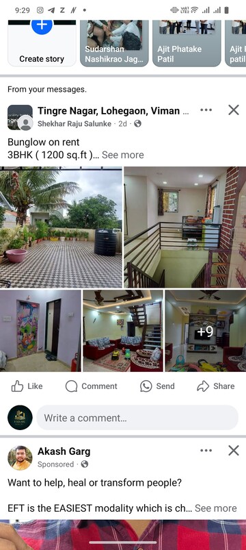 3 BHK Villa – Exterior View View at Shivanjali Apartments Tingre Nagar, Tingre Nagar - for Rent