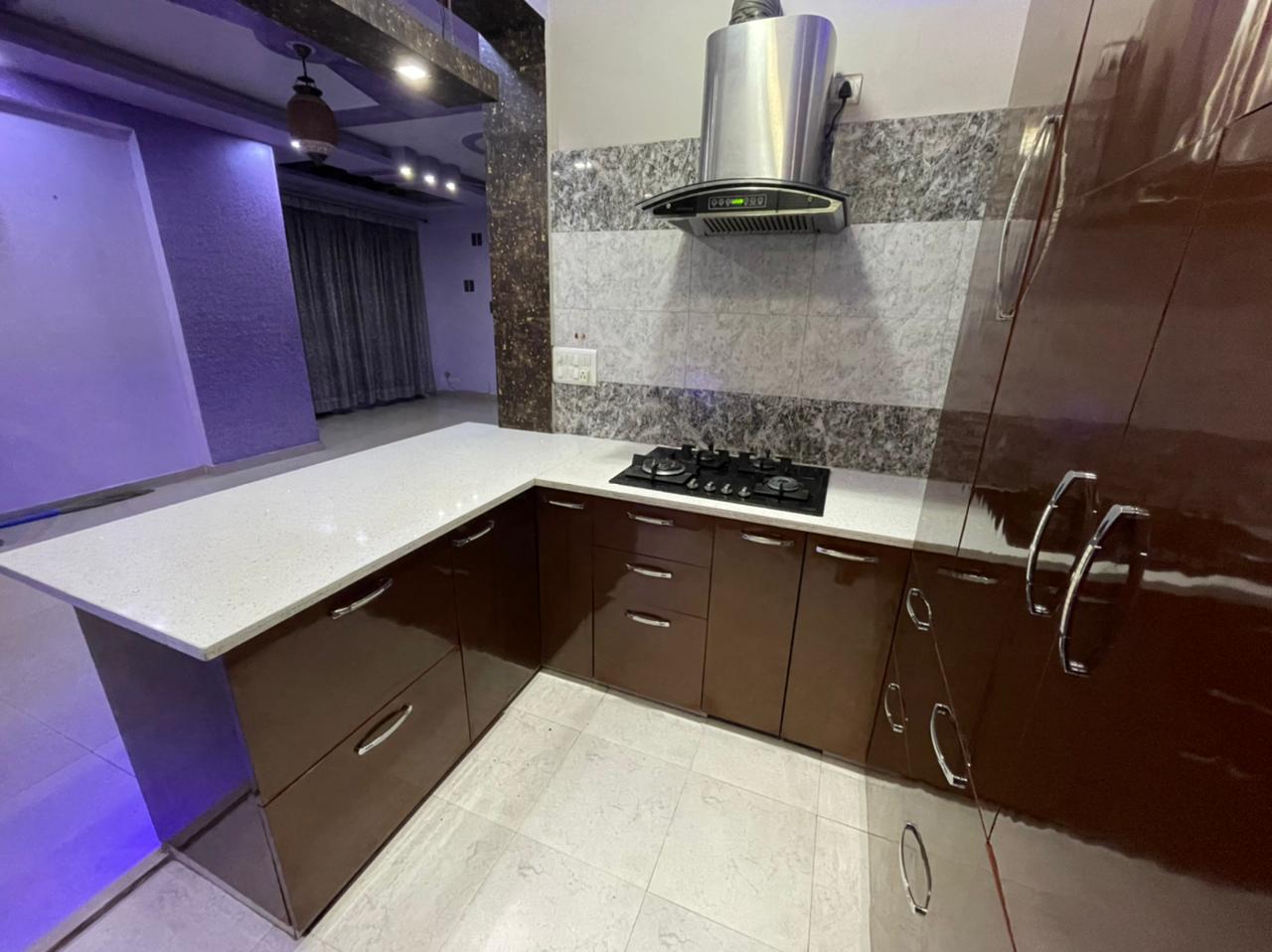 Kitchen, omaxe-heights 3 Bedroom 954 Sq.Ft. Apartment In Sector 86 Faridabad 8852596