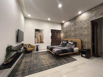 Living Room in 4 BHK Apartment at Sri Fortune Sonthalia Sky Villas, Kokapet – for Rent