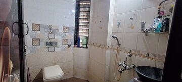 Bathroom in 2 BHK Apartment at Kopar Khairane – for Rent