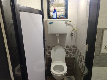 Bathroom in 1 BHK Apartment at Brightland Phase 1 CHS, Balkum Pada – for Rent