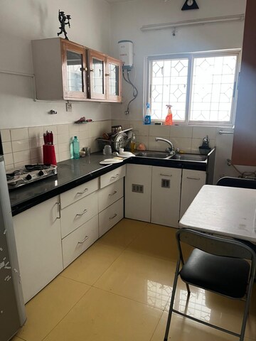 Kitchen in 1 BHK Apartment at Clover Dale, Koregaon Park – for Rent
