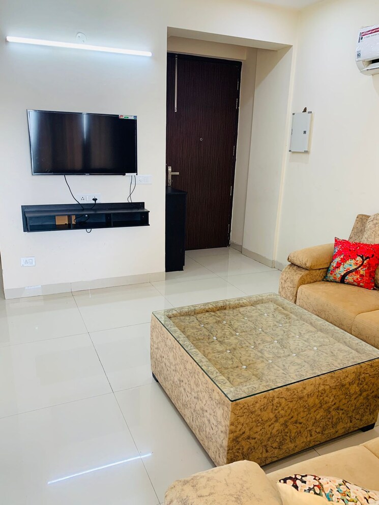 Living Room, nk-savitry-enclave 1.5 Bedroom 750 Sq.Ft. Apartment In Vip Road Zirakpur 8852923
