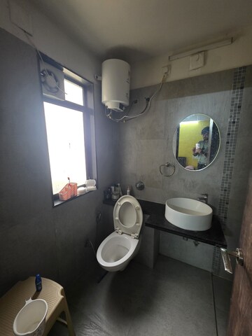 Bathroom in 3 BHK Apartment at Makarba – for Rent
