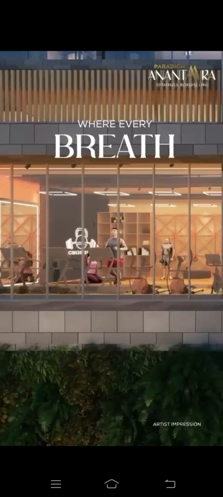 Gym, paradigm-anantaara 3 Bedroom 1133 Sq.Ft. Builder Floor In Shimpoli Mumbai 8852997