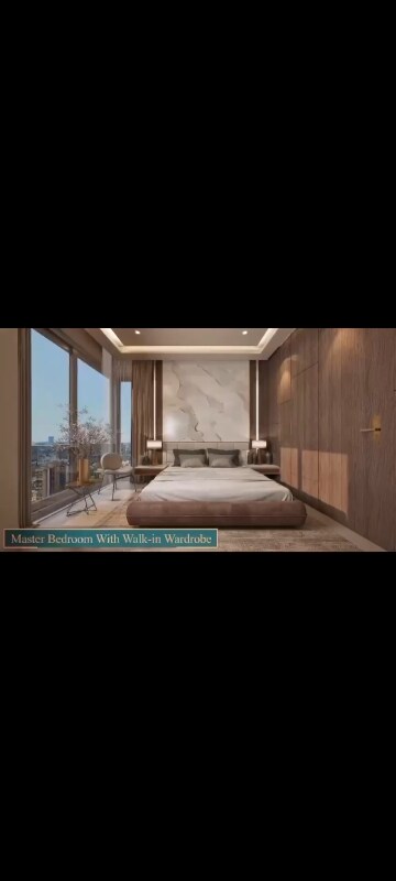 Bedroom in 3 BHK Builder Floor at Paradigm Anantaara, Shimpoli – for Sale