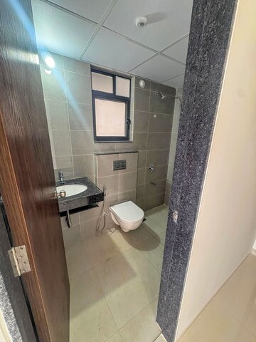 Bathroom in 2 BHK Apartment at Shapoorji Pallonji Sensorium, Hinjewadi – for Rent