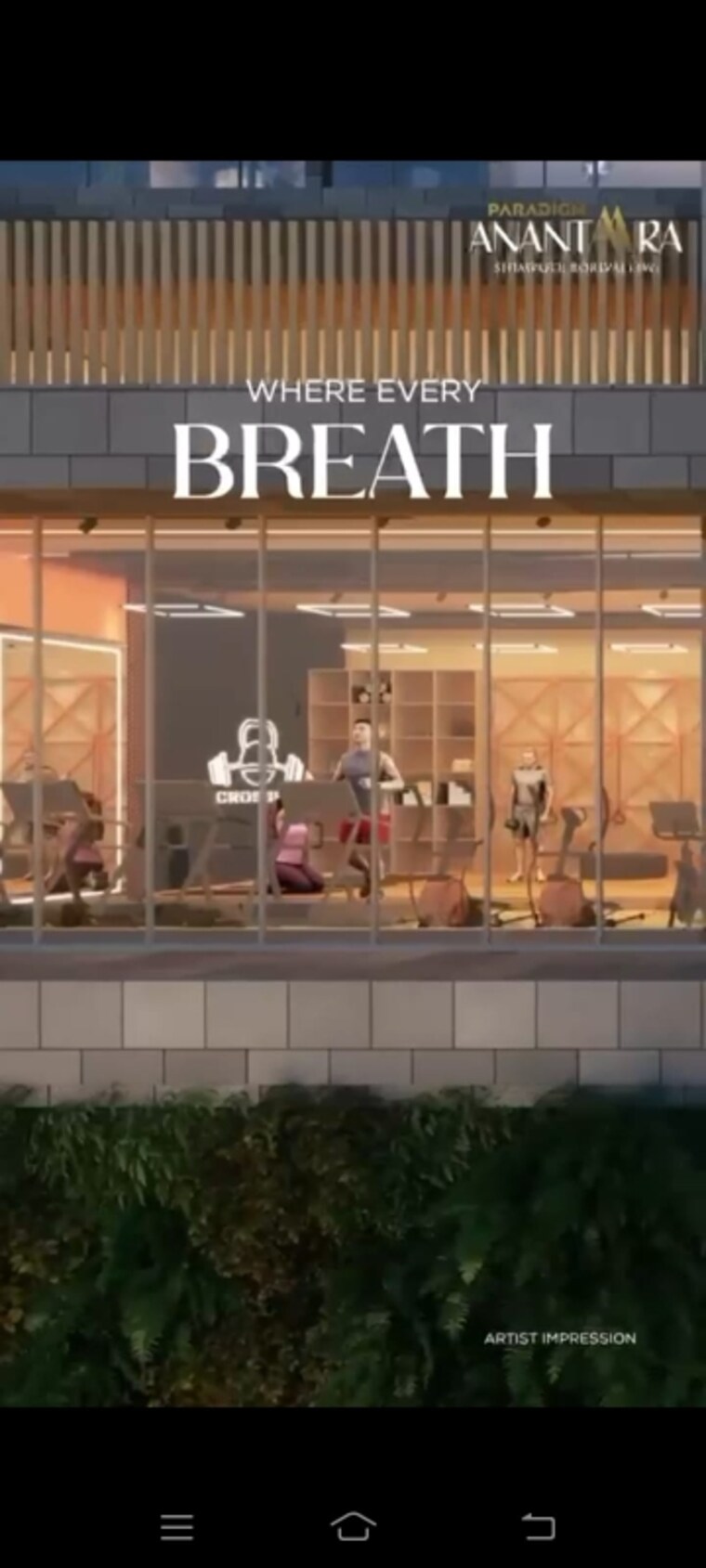 Gym, paradigm-anantaara 3 Bedroom 1133 Sq.Ft. Builder Floor In Shimpoli Mumbai 8853080