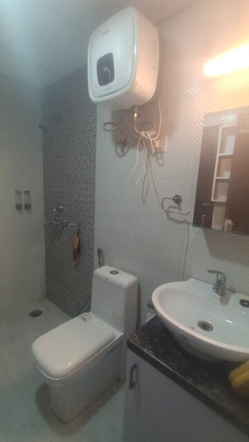 Bathroom in 3 BHK Apartment at T Homes Phase 1, Siddharth Vihar – for Rent