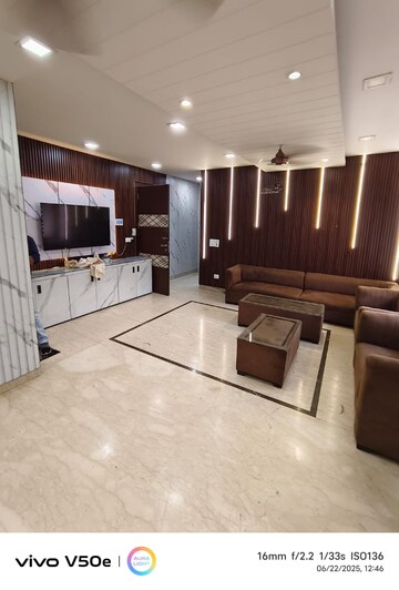 Living Room in 3 BHK Builder Floor at Rajouri Garden – for Rent