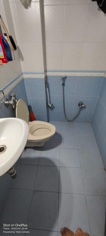Bathroom in 2 BHK Apartment at Neelkanth Greens, Manpada – for Rent