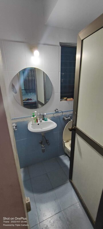 Bathroom in 2 BHK Apartment at Neelkanth Greens, Manpada – for Rent