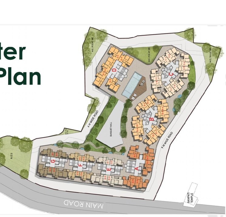 Master Plan, shraddha-park-city 1 Bedroom 428 Sq.Ft. Apartment In Borivali East Mumbai 8853199