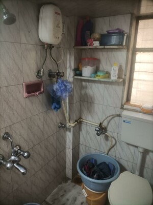 Bathroom in 1 BHK Apartment at Yogi Hills, Mulund West – for Sale