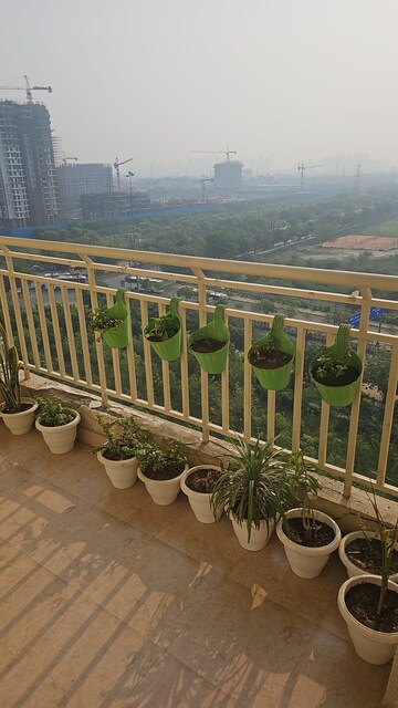 Balcony in 4 BHK Apartment at Antriksh Golf View, Sector 78 – for Rent