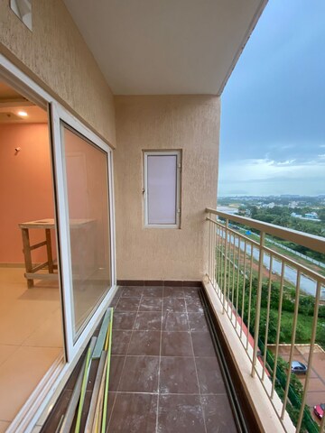 Balcony in 3 BHK Apartment at Prestige Finsbury Park Regent, Bagaluru – for Rent