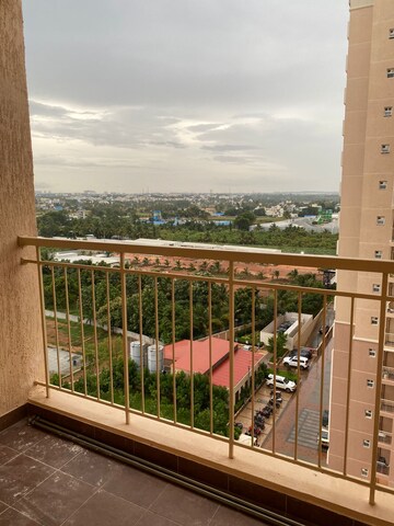 Balcony in 3 BHK Apartment at Prestige Finsbury Park Regent, Bagaluru – for Rent