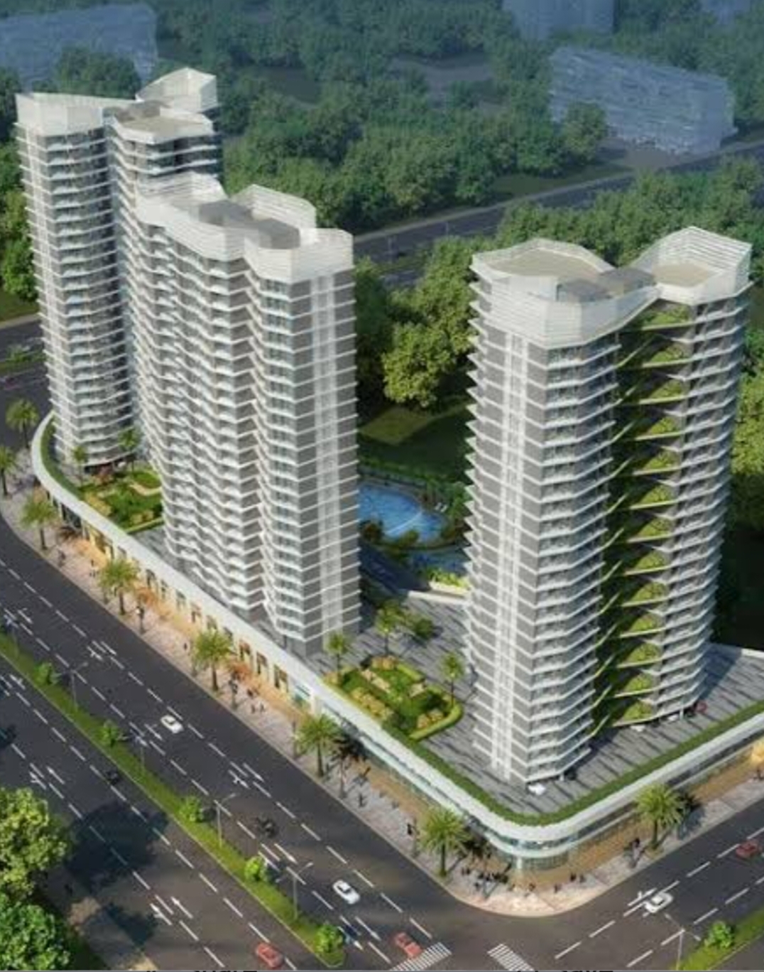 2 BHK + Pooja Room Apartment For Sale in Rosa Manhattan